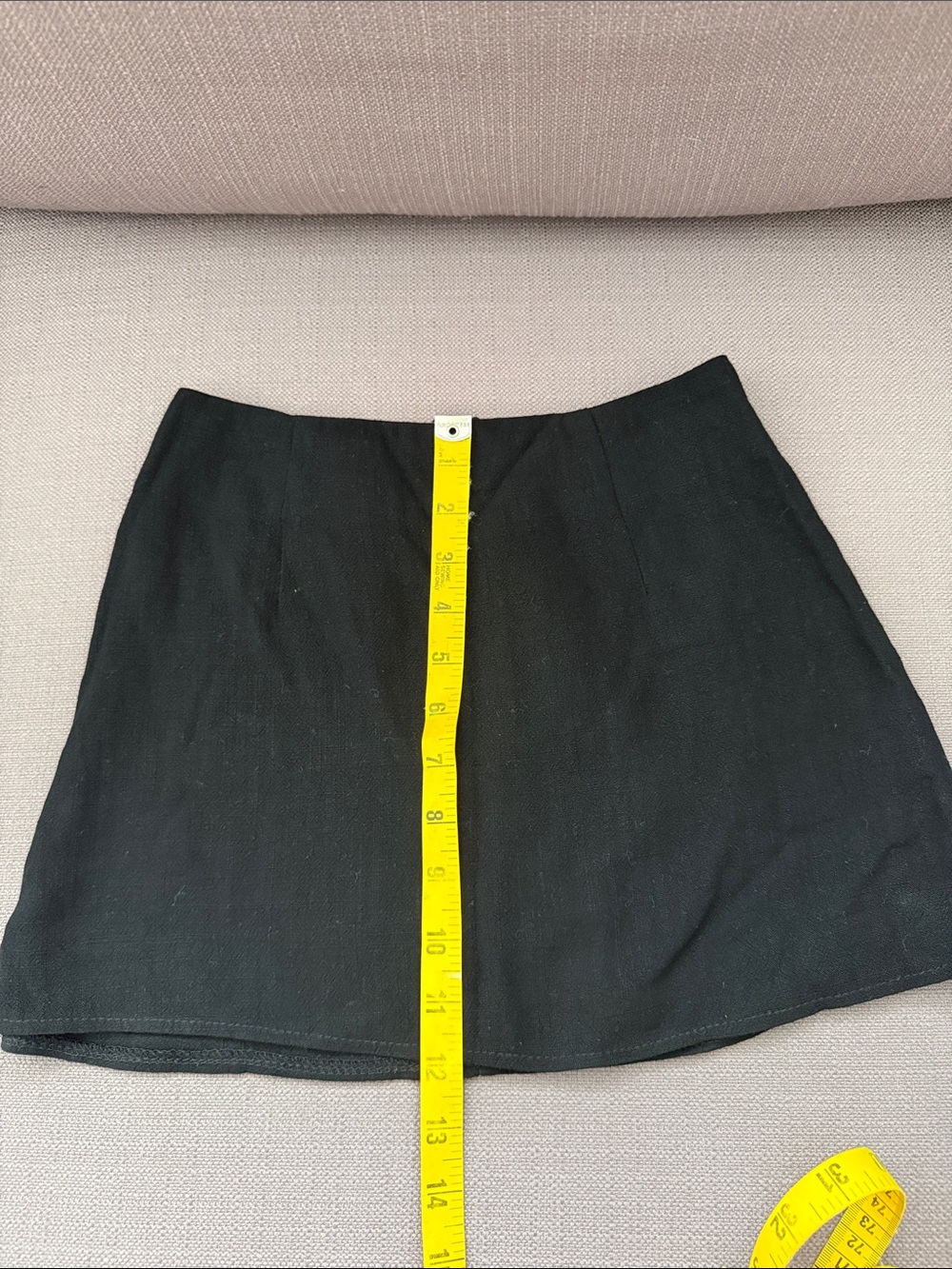Princess Poly Women’s Black Mini Skirt - Classic A-Line - Picture 3 of 4